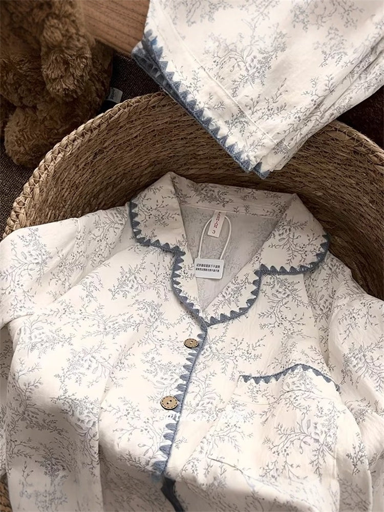New Cotton Pajamas Women Spring Casual Home