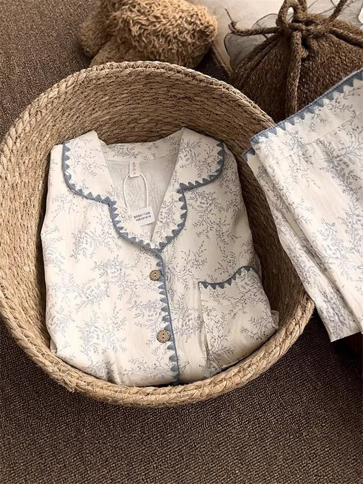New Cotton Pajamas Women Spring Casual Home