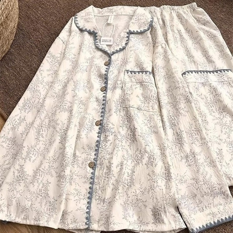 New Cotton Pajamas Women Spring Casual Home