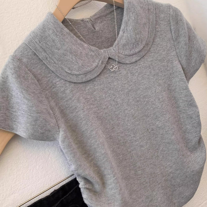 Plus Size Short Sleeve T Shirt Women Summer Design Slim Fit Small Top