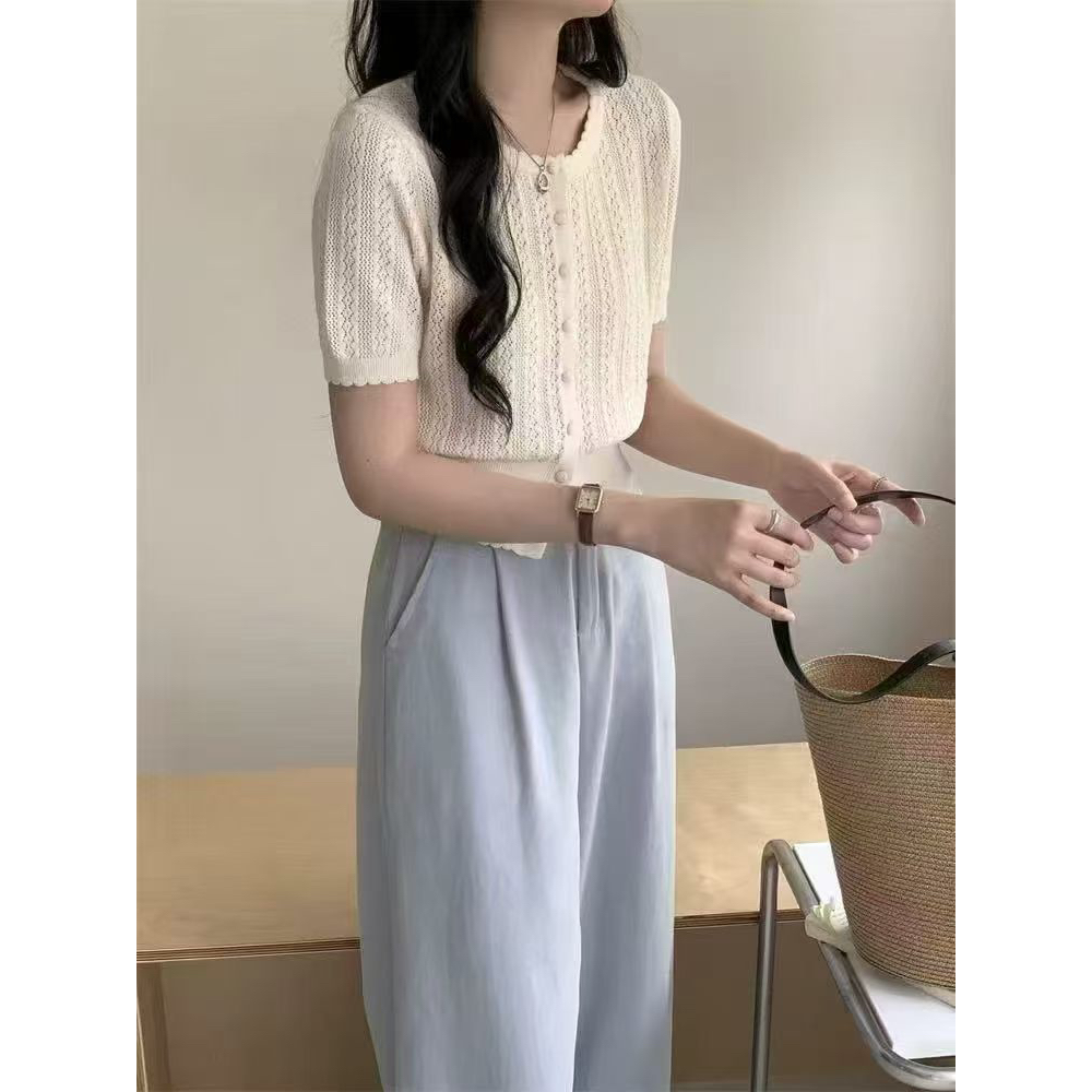 New Short Sleeve Small Short Sleeve Cardigan