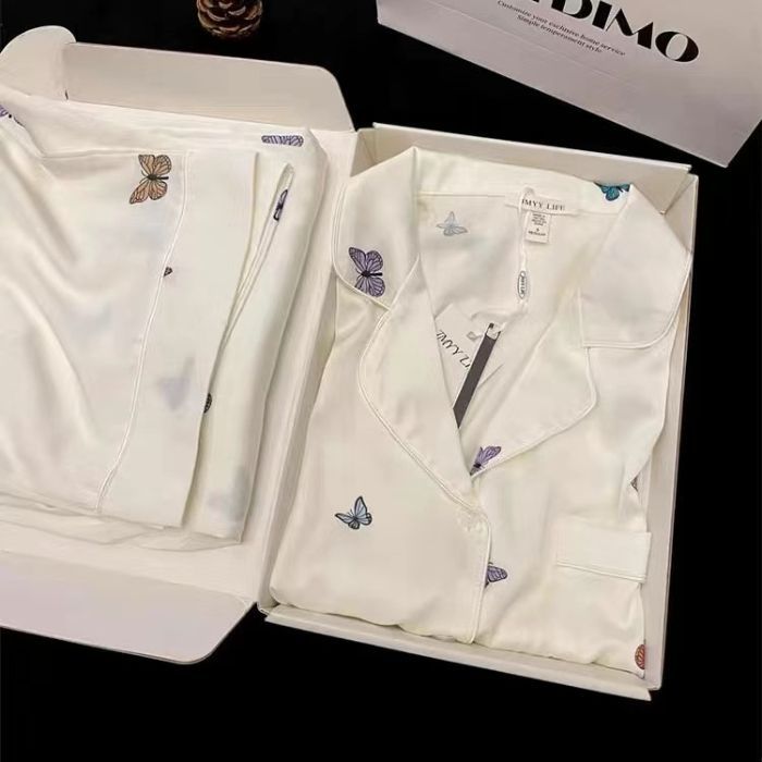 16 Premium Feel Pajamas Women Spring Long Sleeve Cute Student Home Set