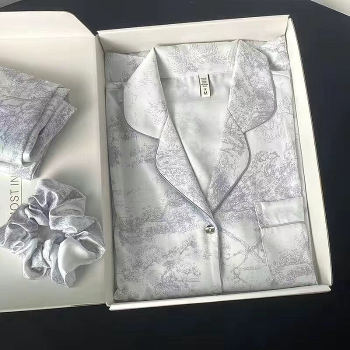 16 Premium Feel Pajamas Women Spring Long Sleeve Cute Student Home Set