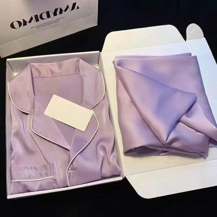 16 Premium Feel Pajamas Women Spring Long Sleeve Cute Student Home Set