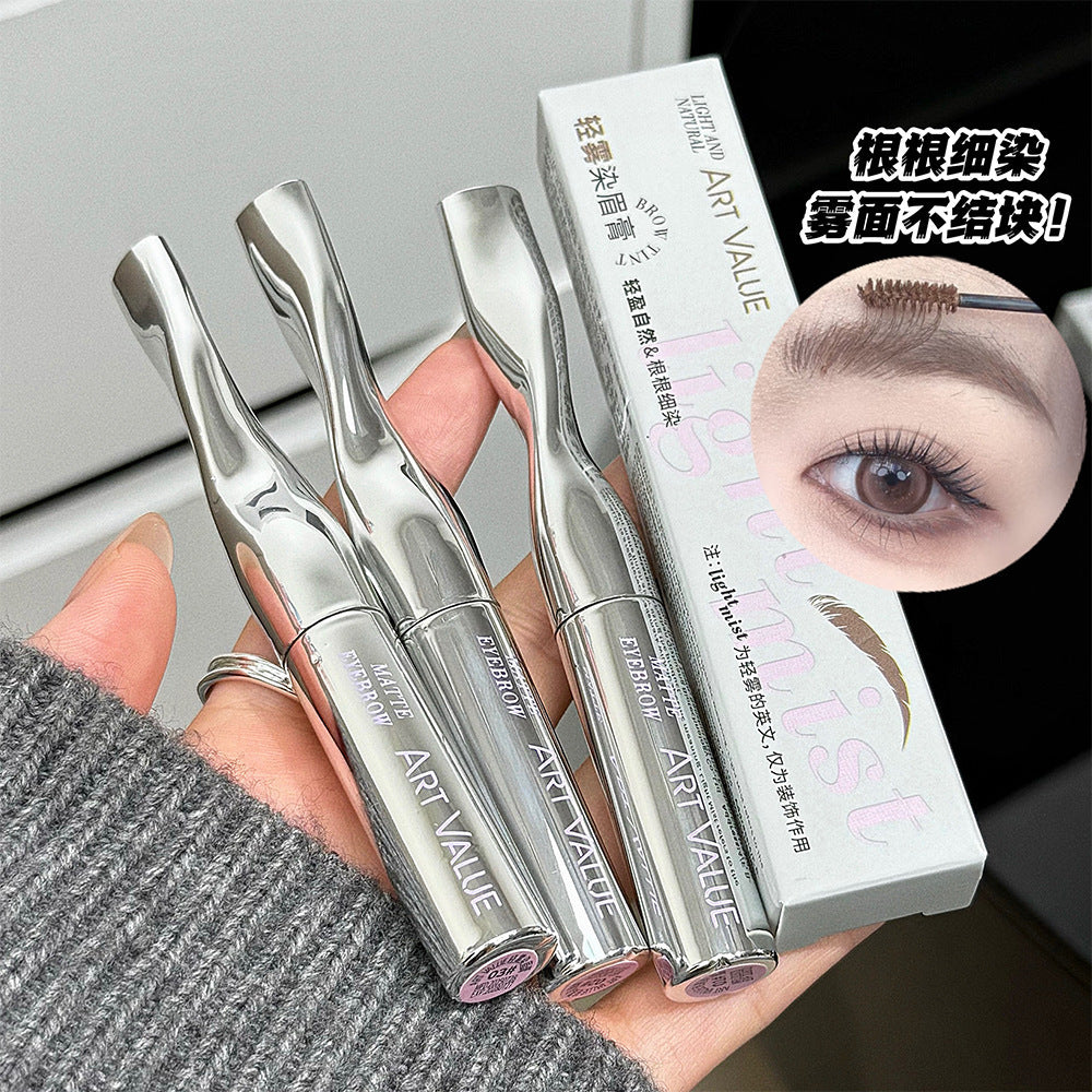 Art Value Light Mist Long-lasting Eyebrow Dye Korean Style Light Brown Matte Eyebrow Cream for a Natural Look with Distinct Hair Lines829