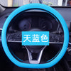 【批发代发】优质硅胶方向盘套汽车超薄圆d型皮纹无味把套代发夏