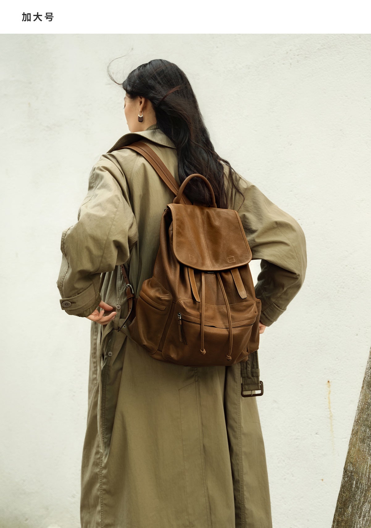 Qiu Zhen Vegetable-Tanned Sheepskin Self-Travel Backpack Travel Lightweight Casual Retro Genuine Leather Large Capacity Backpack Unisex http://detail.1688.com/offer/969513720056.html