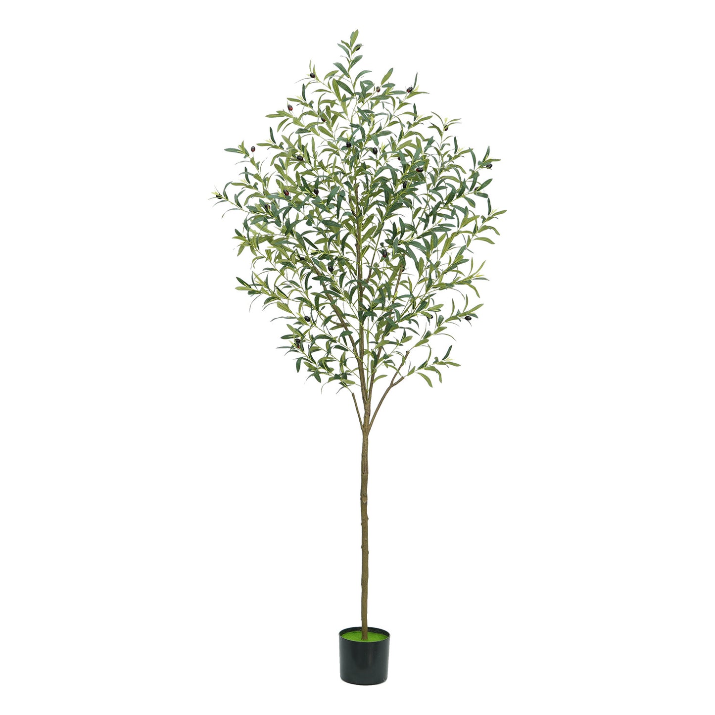 Artificial Plants Amazon Foreign Trade Wholesale Fake Tree Potted Artificial Olive Tree Indoor Large Green Plant Floor Ornament