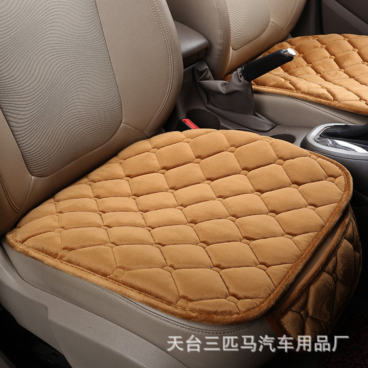 NS 99__h Thickened Warm Car Seat Cushion – 3-Piece Non-Slip No-Tie Universal Set