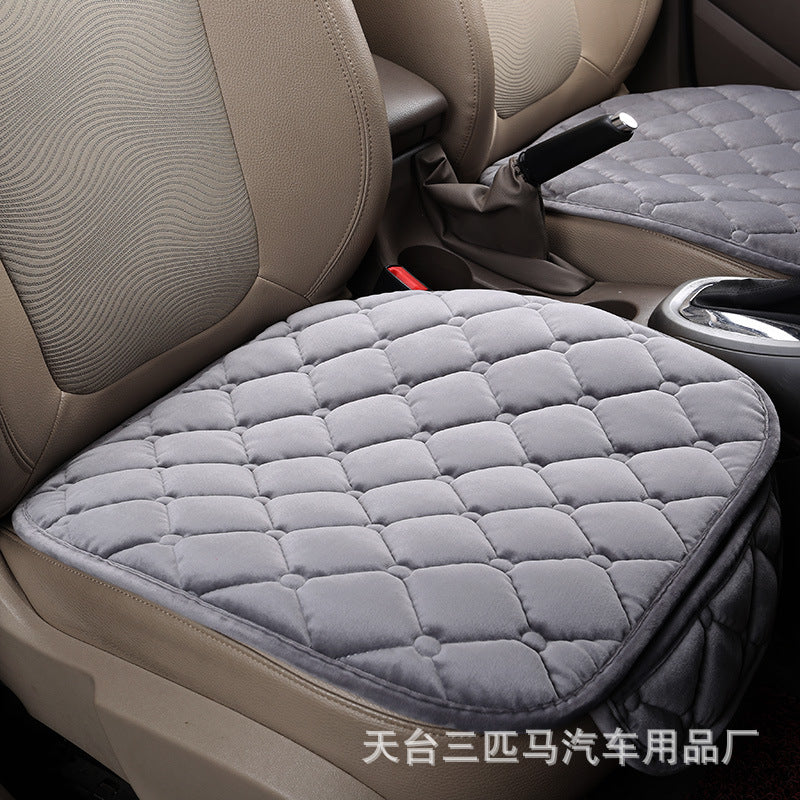 NS 99__h Thickened Warm Car Seat Cushion – 3-Piece Non-Slip No-Tie Universal Set