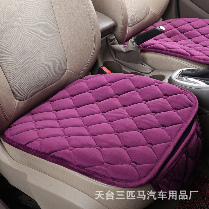 NS 99__h Thickened Warm Car Seat Cushion – 3-Piece Non-Slip No-Tie Universal Set