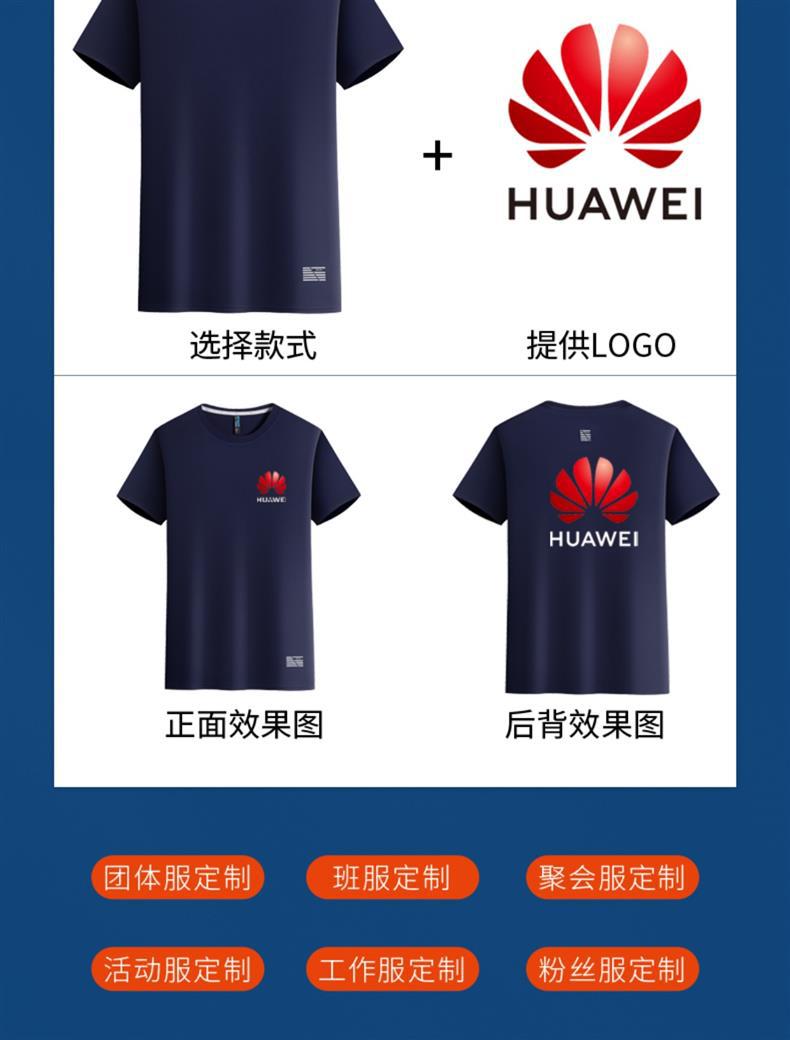 Ice Silk Quick-Dry Workwear T Custom Printed T-Shirt logo Breathable Round Neck Outdoor Sports Corporate Group Cultural Shirt for Men