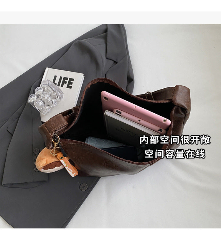 Niche Underarm Bag for Women2024New Autumn and Winter Fashion Retro Dumpling Bag High-end Versatile Shoulder Crossbody Bag