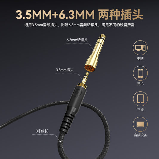 New Wolfhunter Model JT01x Over-Ear Monitoring Headphones Entry-level Movie Music Foldable Private Model Headphones In Stock