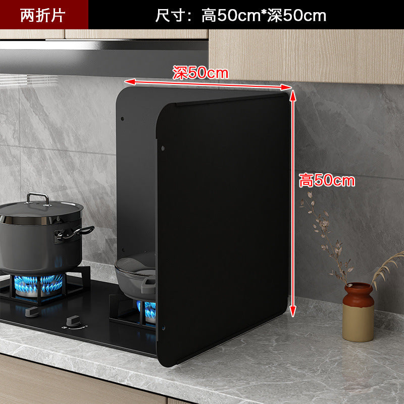 Kitchen Oil-Proof Baffle Stove Gas Stove Heat Insulation Board Foldable Storage Thickened Waterproof Fireproof High-Temperature Oil-Proof Board