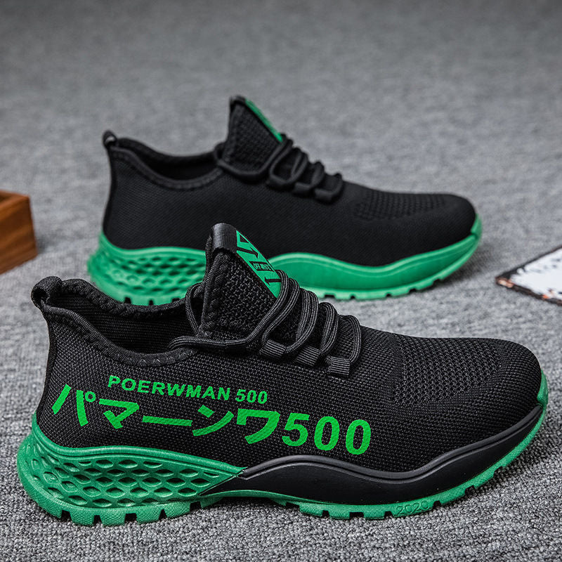 Men's Sneakers2024Spring New Trendy Casual Shoes Running Shoes Couple Shoes Mesh Flyknit Shoes Export