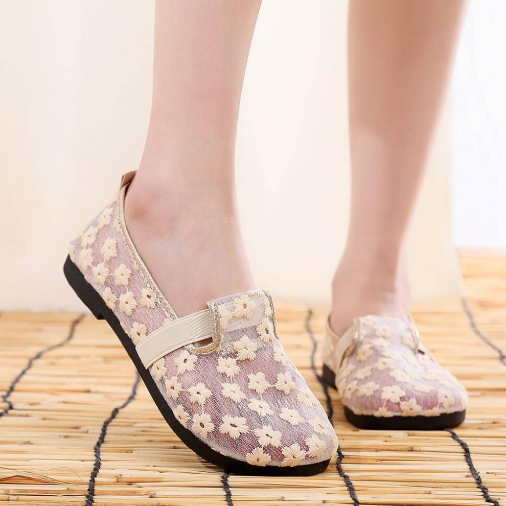 Summer New Beijing Cloth Shoes High-Quality Hot-Selling Comfortable Women's Shoes Thin Breathable Non-Suffocating Flat Soft Sole Shoes
