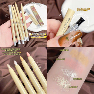 Capel Ice Cream Nine-Color Eyeshadow Palette Pearlescent Matte Rose Palette Under-eye Blush Oat Milk Tea Earth Pure Desire
