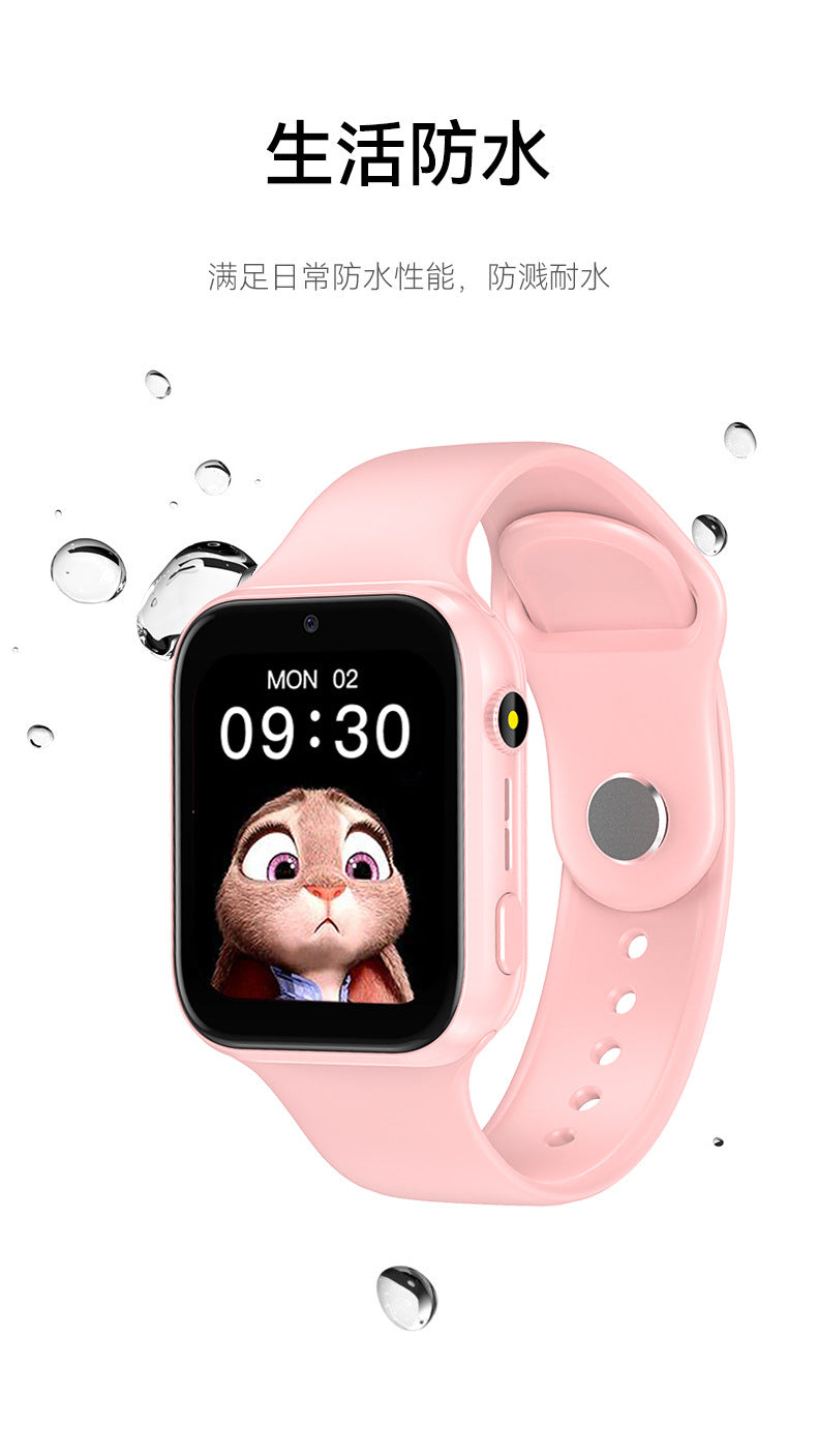 Children's Smart Watch Elementary School Student Genius Positioning4G Full Netcom Children's Phone Watch Amazon Cross-Border Exclusive