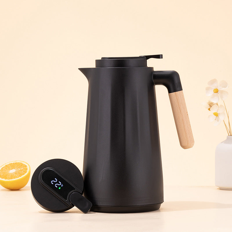 Cross-Border Insulated Kettle Household Glass Inner Liner Warm Kettle Simple Office Coffee Large Capacity Hot Water Kettle Insulated Water Kettle