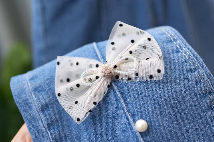 Children's Clothing Wholesale Girls' Jeans Spring and Autumn New Style Medium and Large Children's Slim Pants Baby Casual Girls' Flared Long Pants