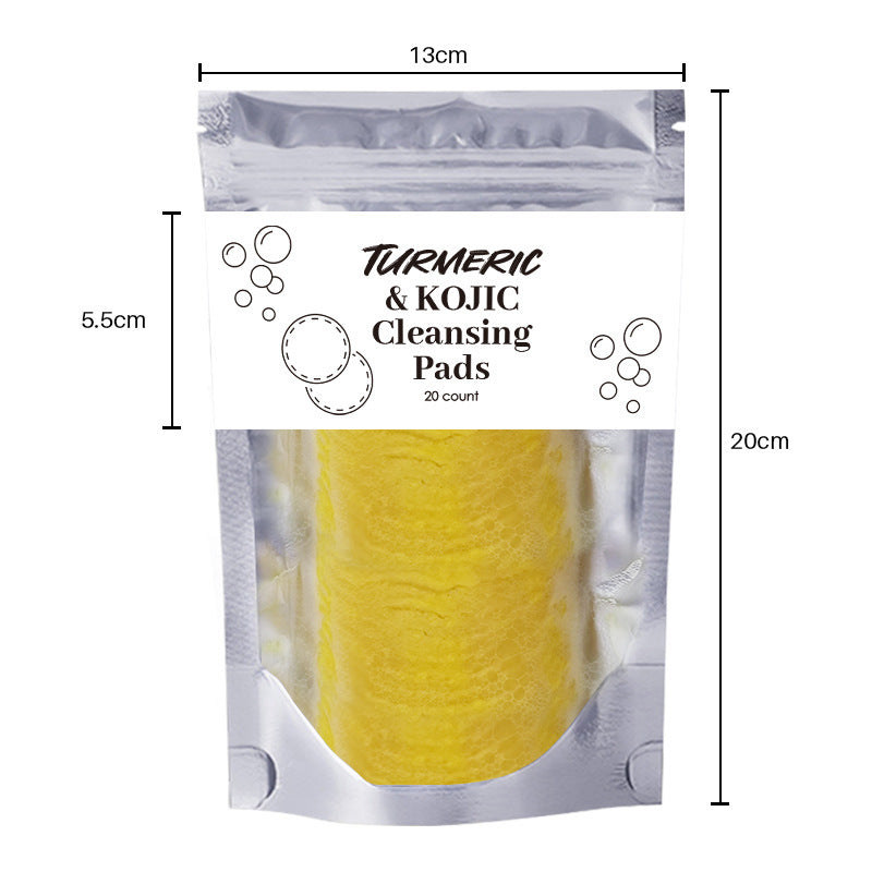 Cross-border foreign trade turmeric cleansing pads Turmeric Cleansing Pad Exfoliating Cleansing Facial Care