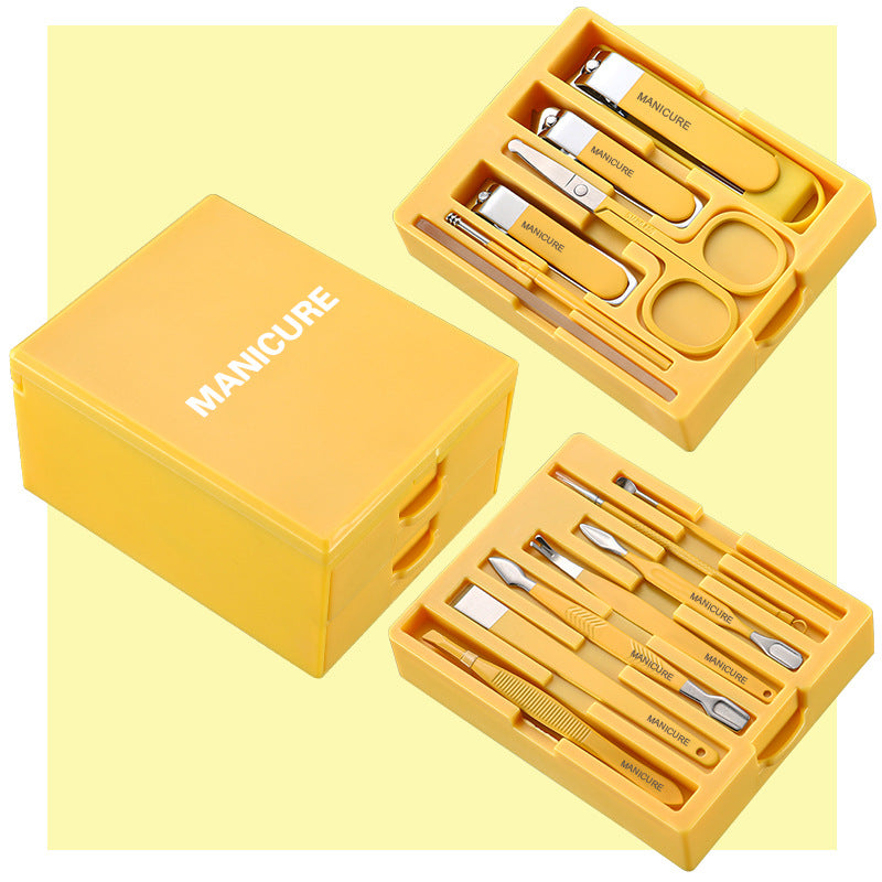 Carbon Steel Anti-Splash Manicure Tool Nail Clipper Large Size Wholesale good quality household multifunctional nail clipper set box