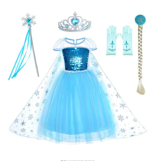 Elsa Dress for Girls Birthday Outfit