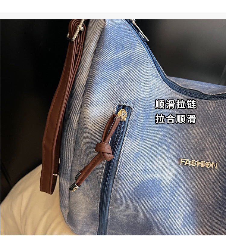 Melard Women's Bag2025New Crossbody Bag Winter Versatile High-End Feel Shoulder Bag Large Capacity Tote Bag