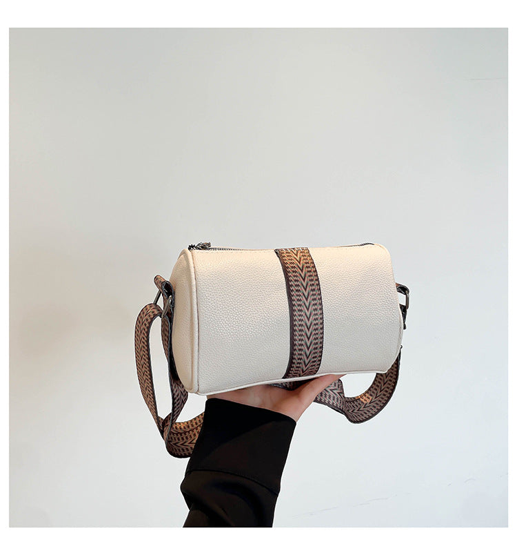 Genuine Leather Fashion Large Capacity Women's Bag2023New Top Layer Cowhide European and American Retro Casual Bag Trendy Single Shoulder Crossbody Bag