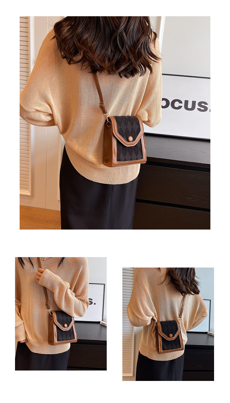 Commuting high-quality crossbody bag for women2023New stylish versatile women's shoulder bag ins Fashionable Phone Bag