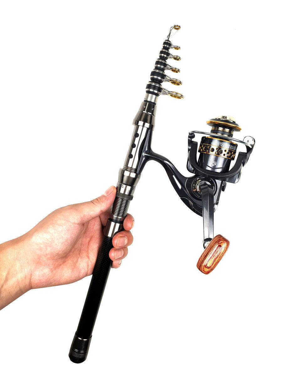 ZURYP Fishing Gear Set Long Casting Lure Sea Fishing Rod Full Set Soft Bait Hooks Fishing Line Cross-Border Exclusive