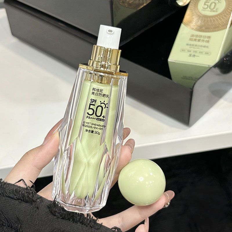 Han Weini Whitening Sunscreen Lotion SPF50Isolating, translucent, smooth, moisturizing, non-greasy, refreshing, long-lasting UV protection