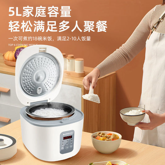 Zhigao Rice Cooker for Home and Dormitory, Multi-Functional Rice Cooker, Non-Stick, Smart, with Timer and Reservation Function2to5Steamer Rice Cooker