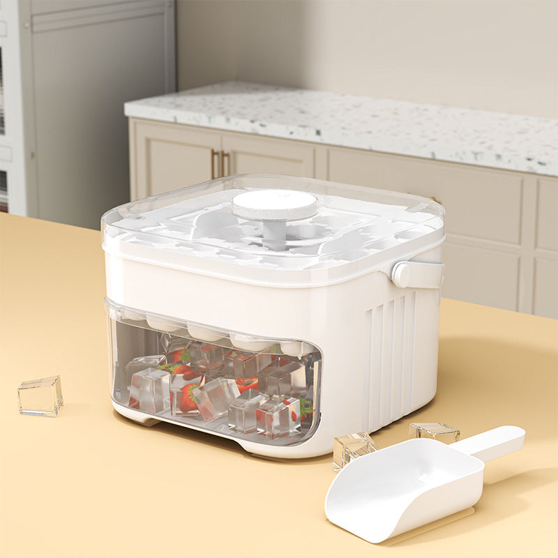 Home Easy Release Quick Freeze One-Click Press Ice Tray Ice Cube Mold Home Ice Box Storage Frozen Ice Cube Model