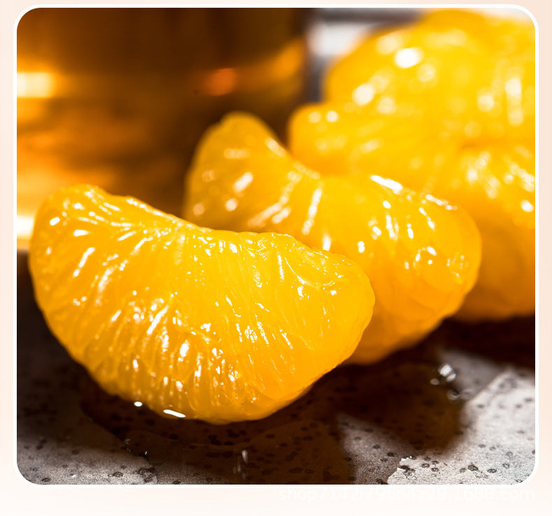 Canned oranges in syrup425g Whole Box Wholesale of Canned Oranges Factory Direct Sale Baking Milk Tea Ingredients