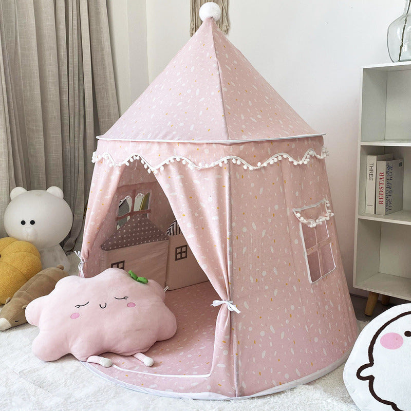 Large Space Children's Tent Portable Indoor Boys Girls Game House Castle Small House