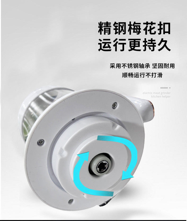Household Electric Meat Grinder Kitchen Convenient Vegetable Chopper Meat Mincer Blender Manufacturer Supply Visual Glass Food Processor