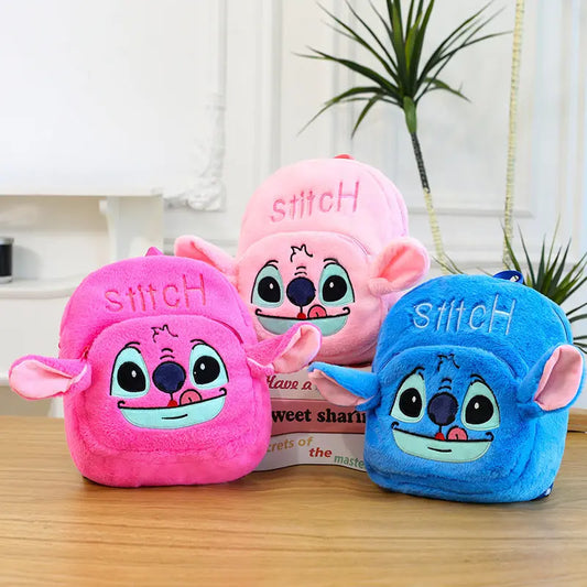 New Stitch Plush Toy Double-Back Cute Children's Large Capacity Backpack for Outings http://detail.1688.com/offer/957031023505.html