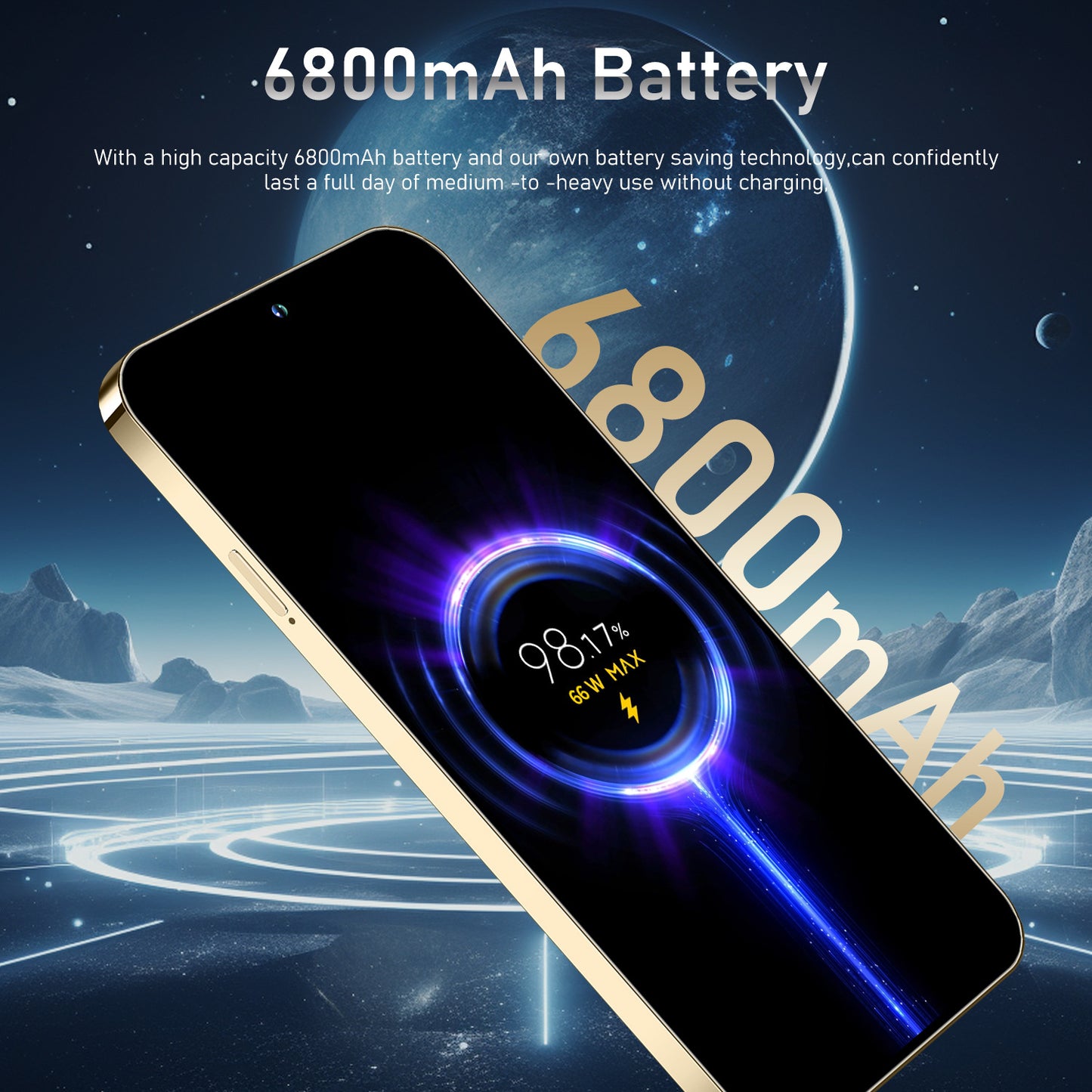 Hot Sale I16 Pro Max Cross-border Mobile Phones16+1T Truly Smart Island7.3Inch Android8.1Meikeduo OZON Batch