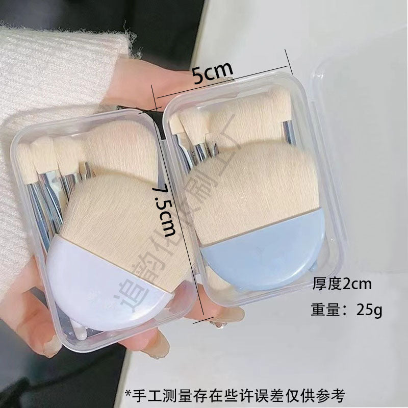 New6Travel size makeup brush set portable beginner brushes mini i Loose Powder Contour Concealer Dotting Brush