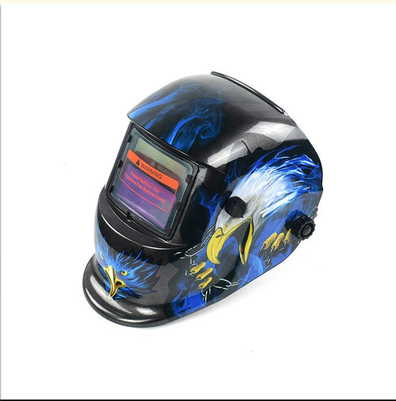 107Solar Automatic Dimming Welding Protective Mask Head-mounted Argon Arc Welding LCD Welder Mask