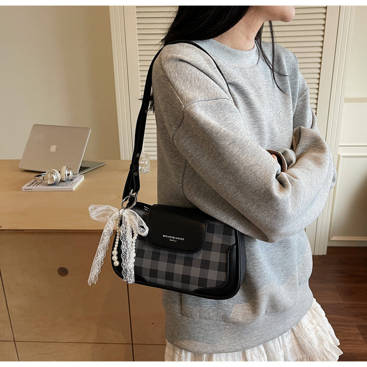 Cross-border high-end trendy underarm bag small square bag for women2025New Handbag Trendy Fashion Versatile Shoulder Bag