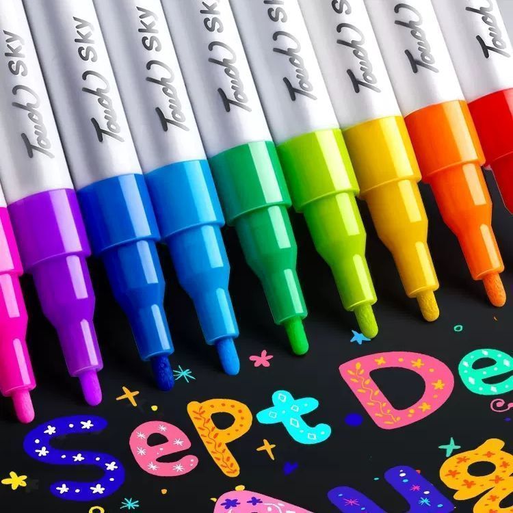 Acrylic Marker Pen Student Non-toxic Washable Kindergarten Children's Art Set Watercolor Pen Refillable