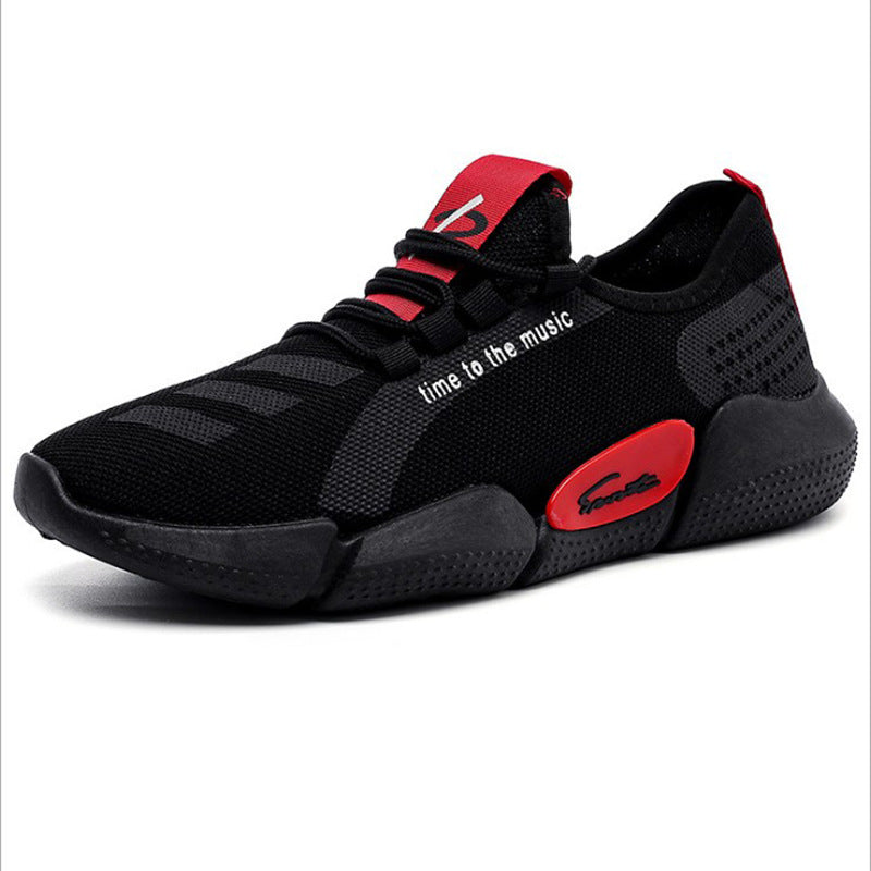 Men's Sneakers2024Spring New Trendy Casual Shoes Running Shoes Couple Shoes Mesh Flyknit Shoes Export