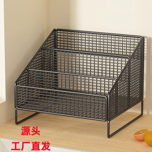 Seasoning Storage Rack Kitchen Organizer Household Cup Holder Countertop Multi-functional Spice Divider Storage Rack Desktop