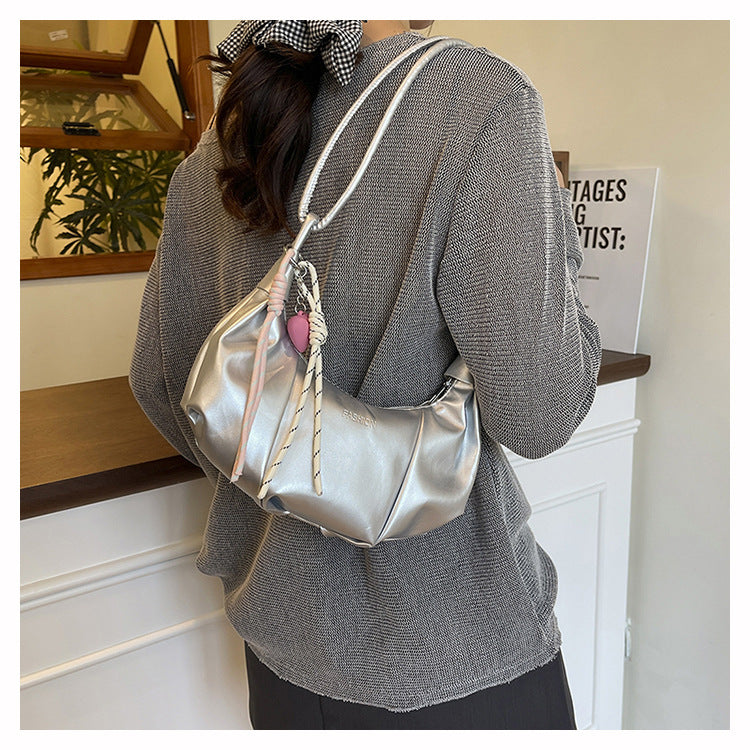 High-end Underarm Bag for Women2025New Trendy Fashion Versatile Casual Single Shoulder Bag Crossbody Dumpling Bag