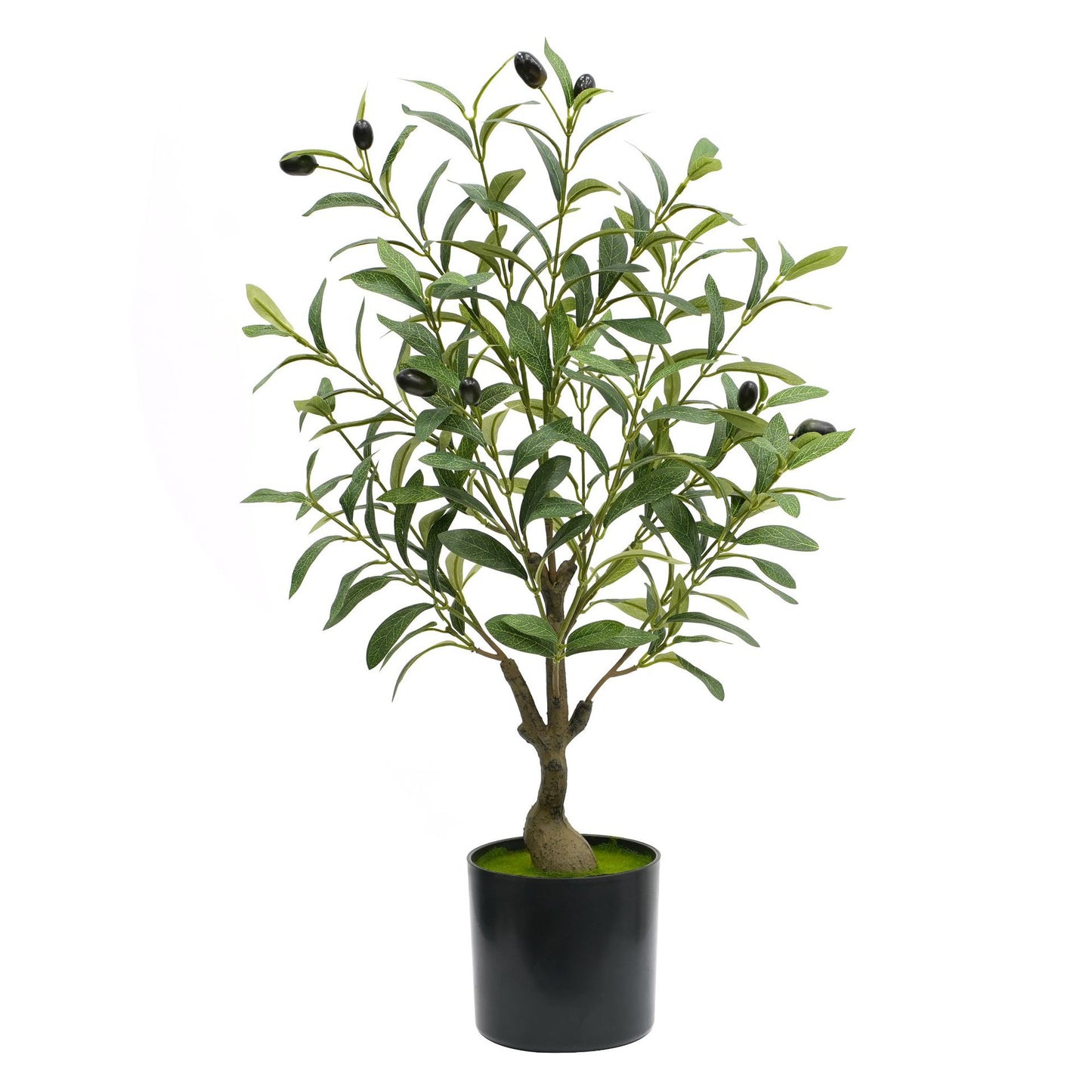 Artificial Plants Amazon Foreign Trade Wholesale Fake Tree Potted Artificial Olive Tree Indoor Large Green Plant Floor Ornament