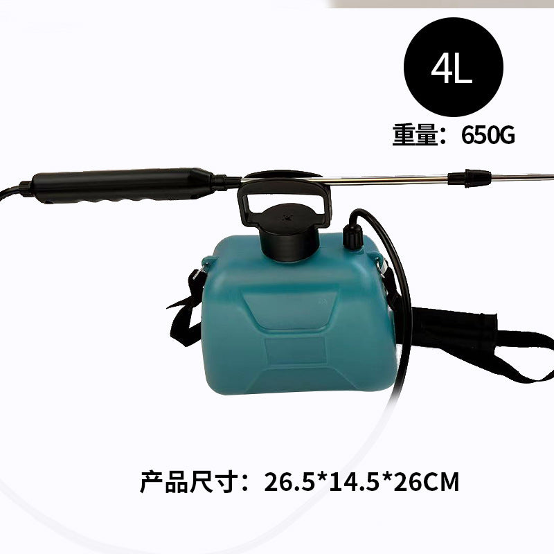 Cross-Border Gardening Electric Sprayer Household Watering Handheld Electric Spray Gun Garden Electric Atomizing Watering Can