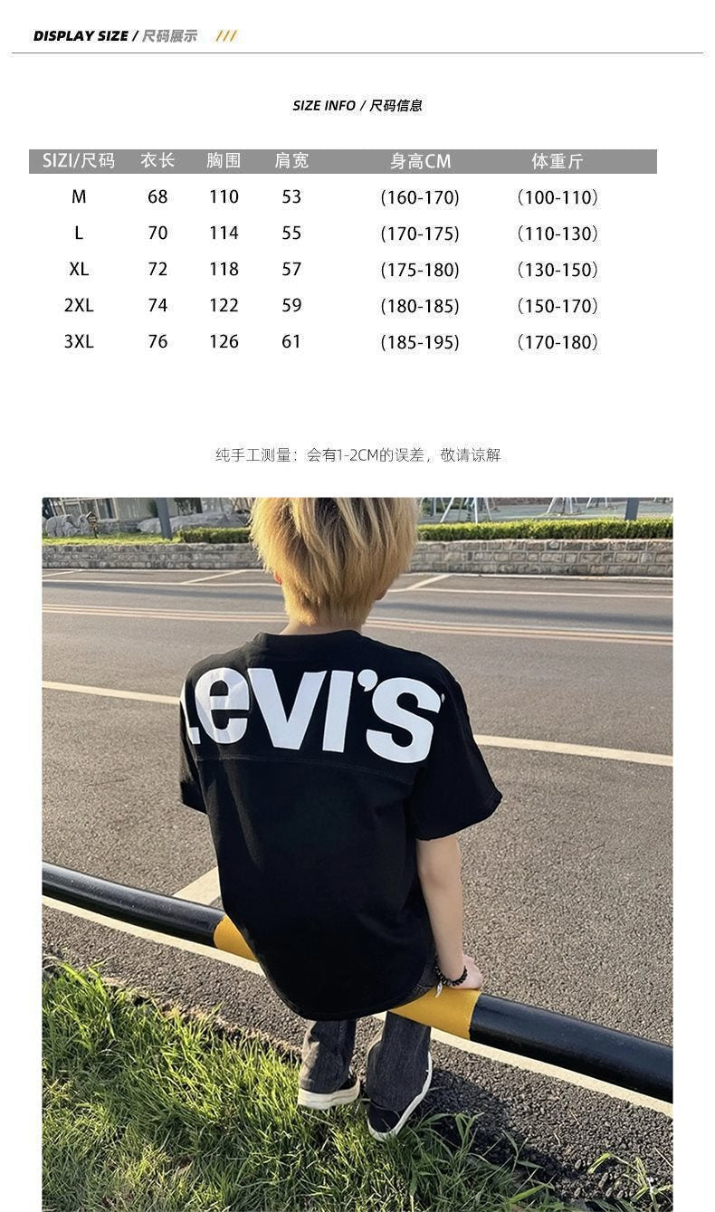 Men's Summer American Half-Sleeve Trendy T-Shirt